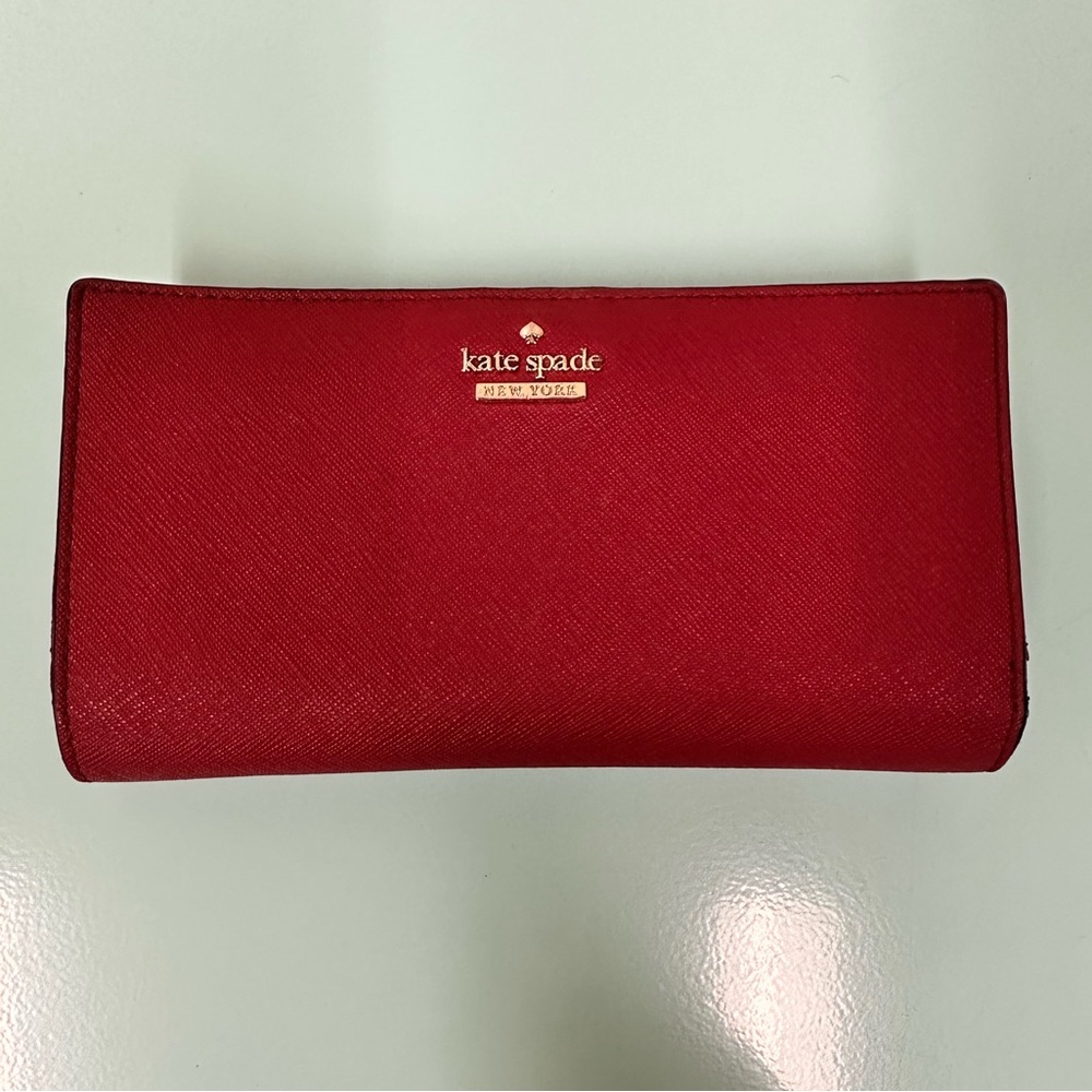 Kate spade Cameron street Stacy wallet red